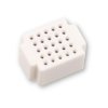 XF-25 white contact prototyping board with 25 tie points for Arduino modules