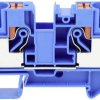 TRU COMPONENTS TC-JPT10 Blue Terminal przepustowy 10.2 mm szybkozłącze Ilość styków: 2 0.5 mm² 10 mm² niebieski 1 szt.