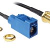 88581 HF cable, FAKRA C socket > SMA socket, 20cm