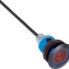 Czujniki fotoelektryczne Retrorefleksyjny cylindryczny SICK NPN zakres 7,2 m Precyzyjne światło LED