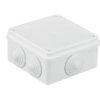 Puszka N/T Hermetyczna 100X100x50 6 Dławików Ip55 Biała S-Box 106B