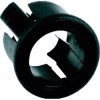 Socket, plastic, black, for LED 5 mm, RTC.51