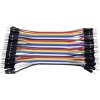 Multicolored Ribbon, Male to Male, 2.54x100Wire Gauge 24AWG,Quantity 40PCS,Male to Male