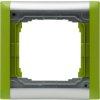 KOS66 PLUS Ramka pojedyncza składana kolorowa aluminium + limonka 66400781