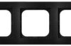 AS Ramka pięciokrotna czarny metalik R-5G/33
