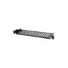 Półka 1U 250Mm Rack 19, Perforowana, Czarna