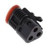 ITT Cannon 132066-3104 Connector Male Shrouded Circular 4 Pin Durable