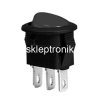 Przełącznik okr. ON/OFF czarny 230V/3A mini 2szt