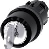 Siemens 3SU10004BL010AA0 3SU1000-4BL01-0AA0 Przełącznik kluczykowy 2 x 45 ° IP66, IP67, IP69/IP69K 1 szt.