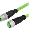 Złącze M12 męsko-żeńskie proste 7,5m 4-PIN 21349293477075