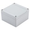 Hammond 1555LGY Watertight ABS Enclosure Grey, Styled Lid 105 x 105 x 60mm