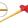 Clamp test probe, red, max. 4 mm, L 162 mm, CAT II, socket 4 mm, 972306101