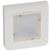 MOSAIC Ramka 1 pojedyncza 2 moduły biała antybakteryjna IP44 do uchwytu nr ref 0802 51/60/61/62/69 078880 LEGRAND