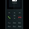 40844150 DECT handset with charging cradle, black