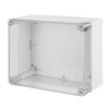 INDUSTRIAL Puszka hermetyczna n/t 220x170x107mm IP65 szara, pokrywa transparentna 2717-01