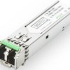 Transceiver, duplex LC, 1.25 Gbps, 80 km, SFP, singlemode, black, DN-81002