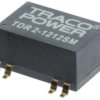 DC converter, 4.5-9 VDC, 2 W, 1 output, 15 VDC, 83 % efficiency, TDR 2-0513SM