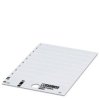 Tabliczka znamionowa Phoenix Contact US-EMLP (8,8X15) 0830303, montaż: przyklejanie, 8. x 15 mm, etykiety na arkuszu: 88