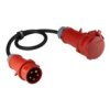 Adapter Siłowy 1M Z Wtyczki 16A 5P 400V Na Gniazdo 32A 5P 400V 2551
