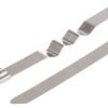 Opaska kablowa długość 200mm szerokość 7,9 mm RS PRO Stal nierdzewna 316 -80 → +540 °C
