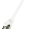 kabel LAN LogiLink CP2011S, 1 szt., RJ45, CAT 6, F/UTP, 0.25 m, biały