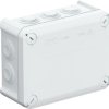 Cable junction box, 136 x 102 x 57 mm, no. of entries: 10, 10 mm², white, IP66, 2007533