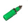 Gniazdo bananowe zielone 4mm długie