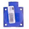 Gniazdo Tablicowe 10/16A 2P+Z Schuko 230V Niebieskie Ip44 1050-0B