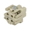Gniazdo; Han A; 09200032711; 3 tory; 3A; poliwęglan; proste; śrubowy; 10A; 250V; szary; srebrzone; 0,75÷1,5mm2; IP65; Harting; R