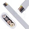 Kabel instalacyjny płaski EL-Instal HP HDHp 4x1,5mm2 szary 450/750V bezhalogenowy LSOH Dca drut Eltrim