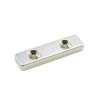 Magnes neodymowy prostokątny 40x10x5mm z otworami 3.5/8mm