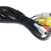 Przyłącze kabel 3xRCA CHINCH (1,8m)