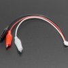 JST PH 3-pin Plug to Color Coded Alligator Clips Cable