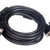 Kabel przedłużający DVI-D Dual Link Typ DVI-D(24+1)/DVI-D(24+1), M/Ż czarny 5m AK-320200-050-S