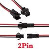KOMPLET ZŁĄCZ JST 2.54mm 2-pin GNIAZDO + WTYK Z KABLEM 2X 15CM (PLKAB-JST-2)