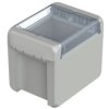 Bopla B 100809 PC-V0-G 7035 (96022135) - obudowa uniwersalna z przezroczystą pokrywą (113 x 80 x 90 mm)