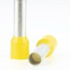 Insulated wire end ferrule, 6.0 mm², 26 mm/18 mm long, DIN 46228-4, yellow, BYB-4-18H0080