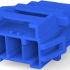 Connector, 3 pole, pitch 6 mm, straight, blue, 3-1971772-3