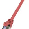 kabel LAN LogiLink CQ3064S, 1 szt., RJ45, CAT 6a, S/FTP, 3.00 m, czerwony