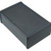 Hammond 1455N1601BK Black Aluminium Instrument Enclosure 163 x 103 x 53mm