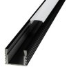 Profil czarny MiniLUX MAXI 1m wysoki nawierzchniowy