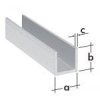 AL-CA21X20_1.4/100A Ceownik aluminiowy anodowany 21x20 mm - grubość: 1.4 mm - długość 1000mm