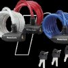 8127EURTRI Bicycle - Spiral cable lock, Ø 8 mm, 180 cm, 3-pack