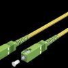 59643 Simplex FO patch cable, SC-APC (8°)<>SC-APC (8°),yellow, 15 m