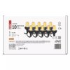 Łańcuch Party 10x 10 LED przeźroczyste 4,5m vintage P44 DCPV01