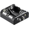 Goobay 11455 Battery Tray 2x C Stud & Socket 62.5x55.8x23.5mm