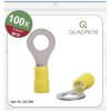 Quadrios 22C460 Ring Terminal 6.0mm² 10.5mm Hole Ø Partially Insulated