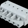 2231-206/026-000 Female multi-point connector with operating push buttons, 6-pin,