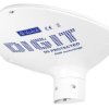 Antena telewizyjna DVB-T/T2 szerokopasmowa filtr 5G biała Telkom-Telmor DIGIT Activa 5G Protected