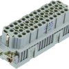Socket contact insert, H-B 24, 46 pole, unequipped, crimp connection, T2059462201-000